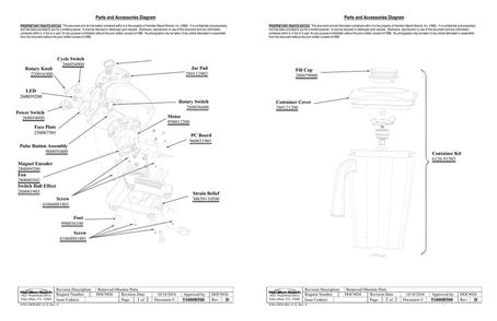 Part Location Diagram of 6126-91503 Hamilton Beach Container Kit